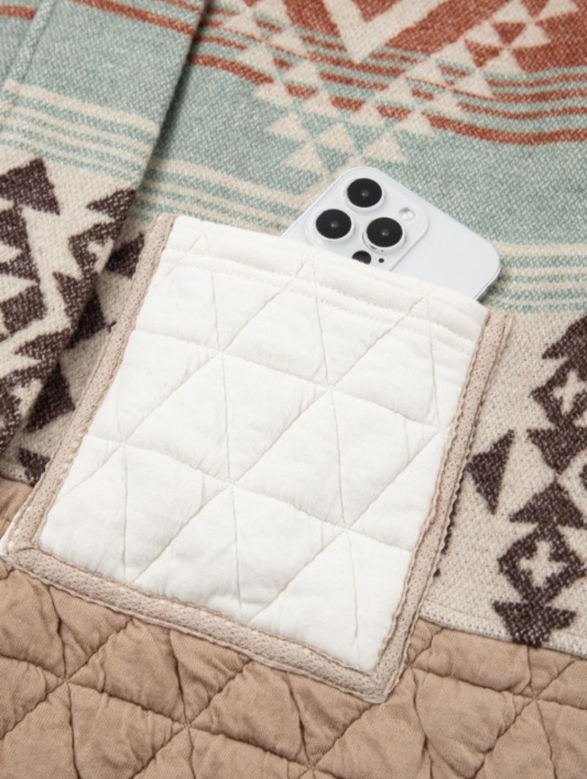 Aztec Quilted Patchwork Western Jacket