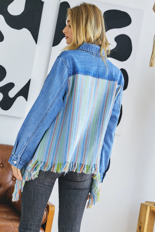 Denim Boho Jacket