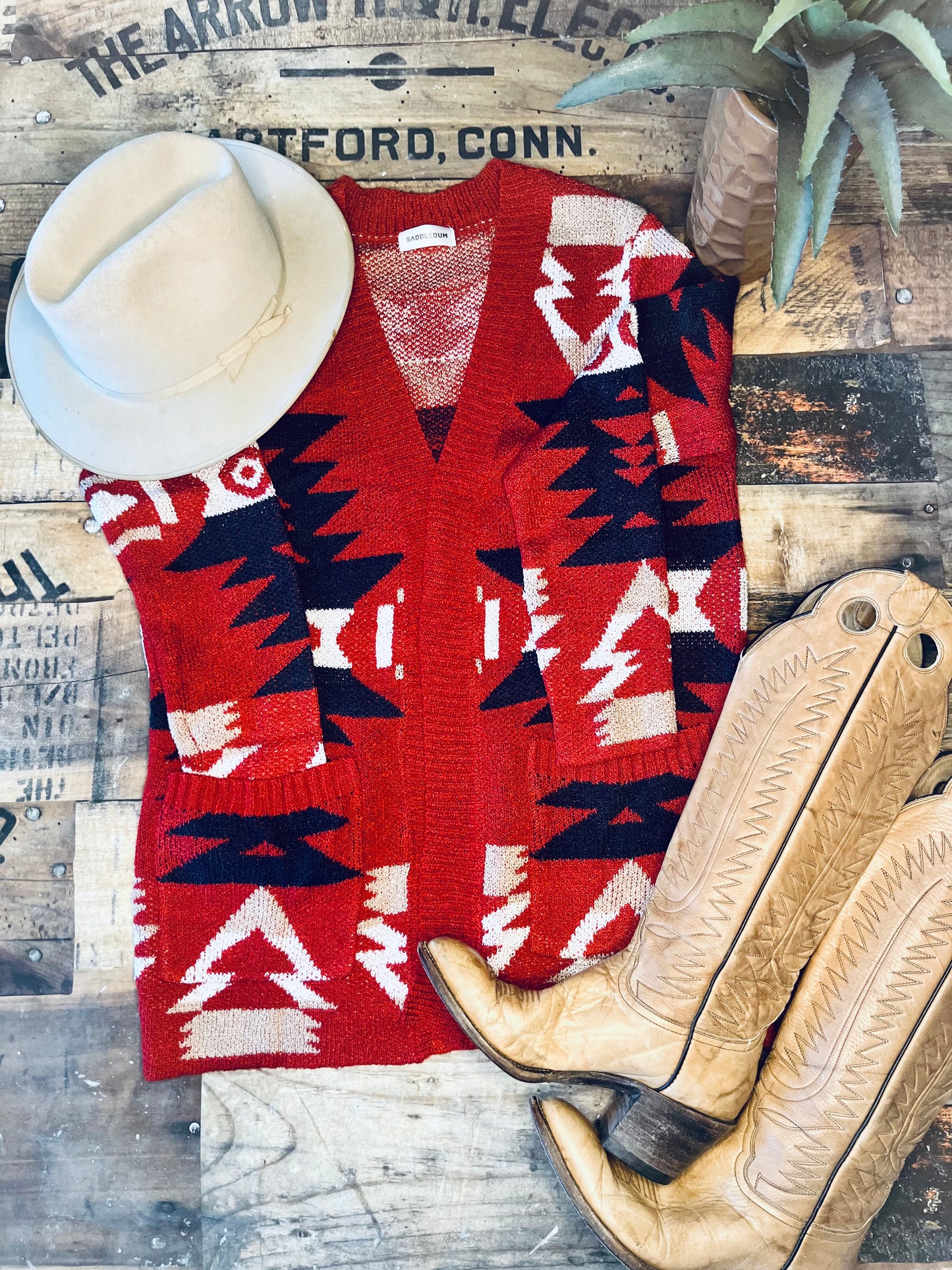 Saddlebum Aztec Cardigan