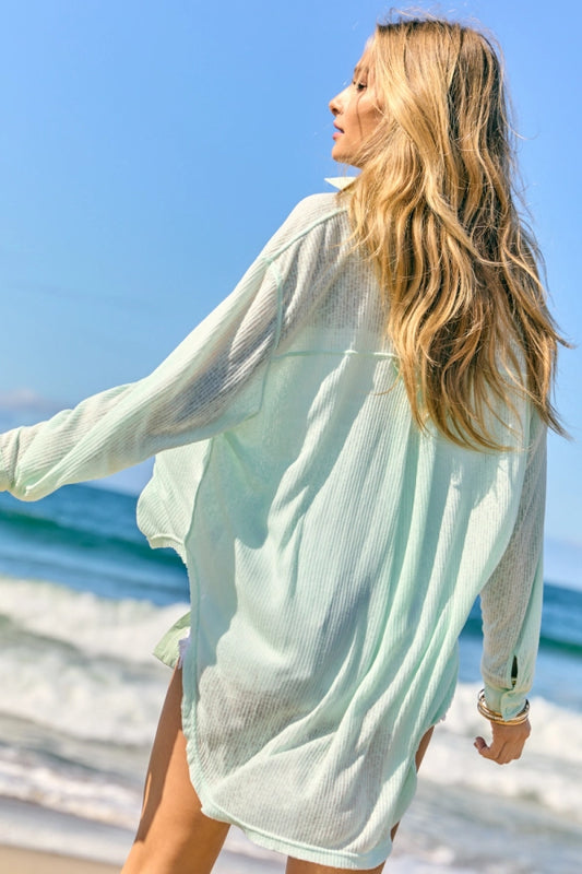 Mint Summer Blouse