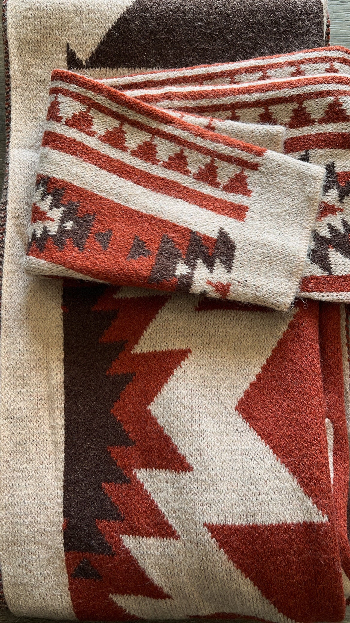 Western sunset cardigan with pockets